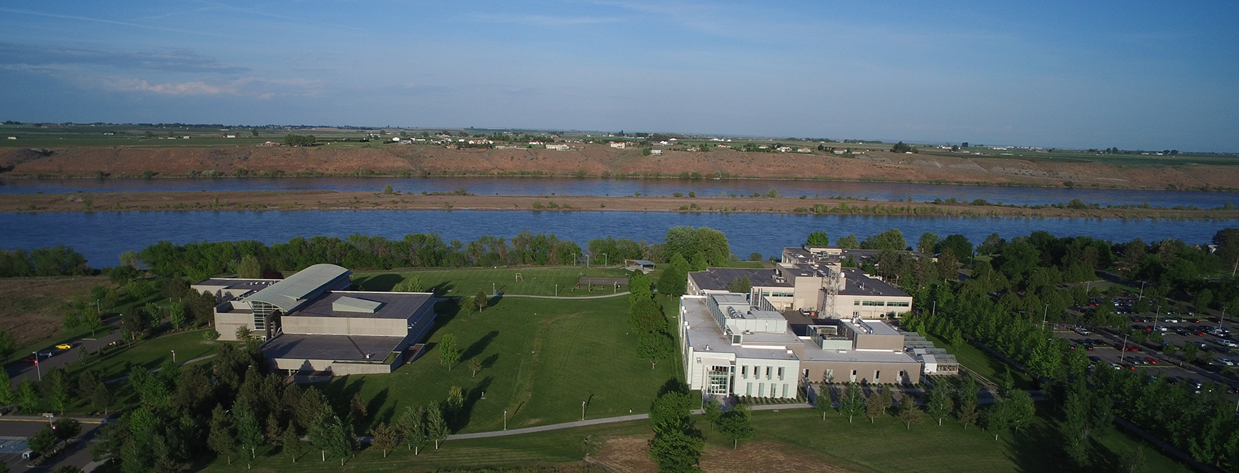 Aerial photo of WSU Tricities campus