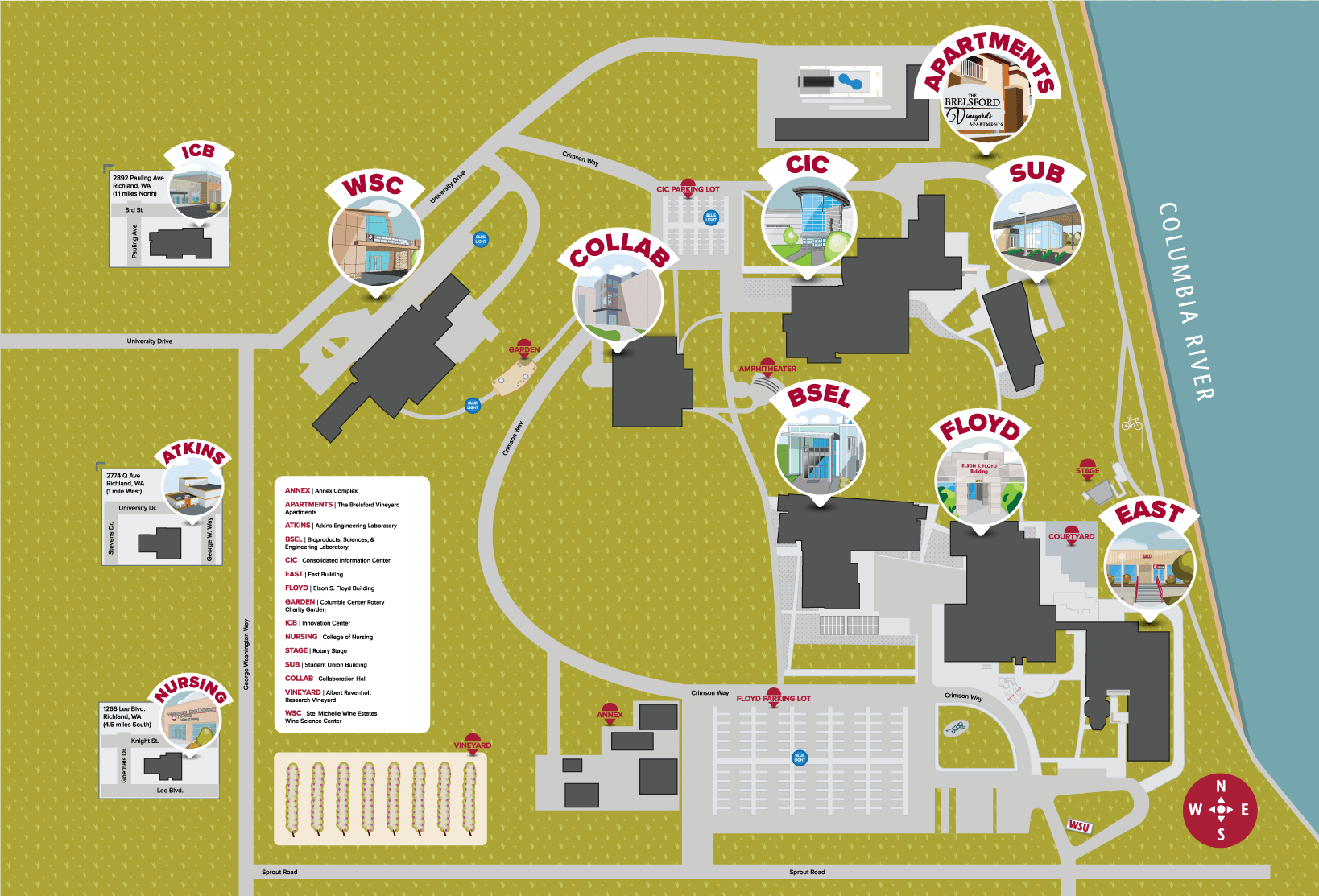 Campus Maps WSU TriCities