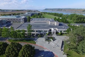 East Building looking north