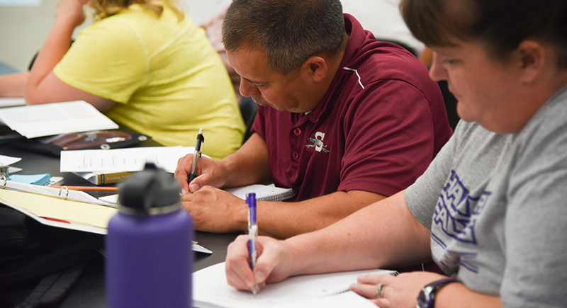 Education class at WSU Tri-Cities