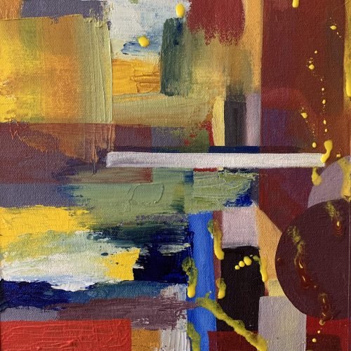 abstract oil painting