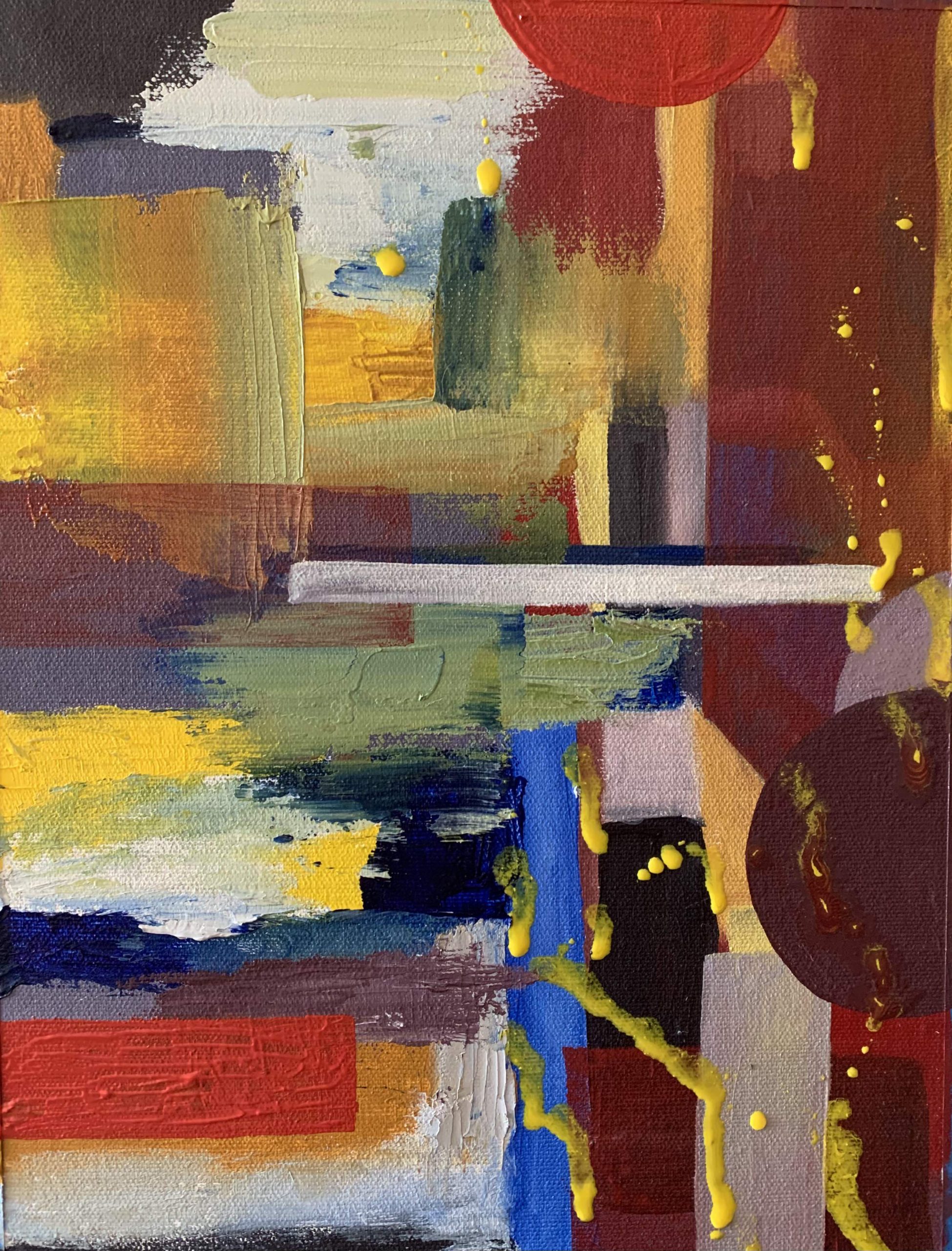 abstract oil painting