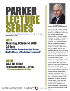 Parker Lecture Series Flyer
