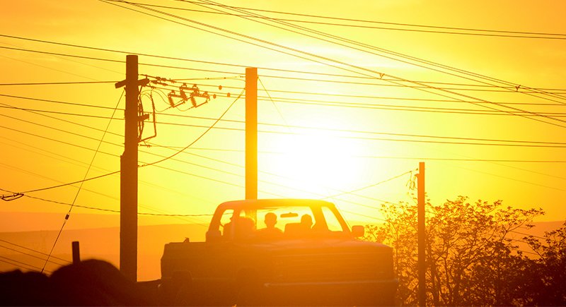 Power lines in the Northwest