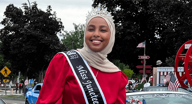 Reigning Miss Juneteenth Queen Razan Osman