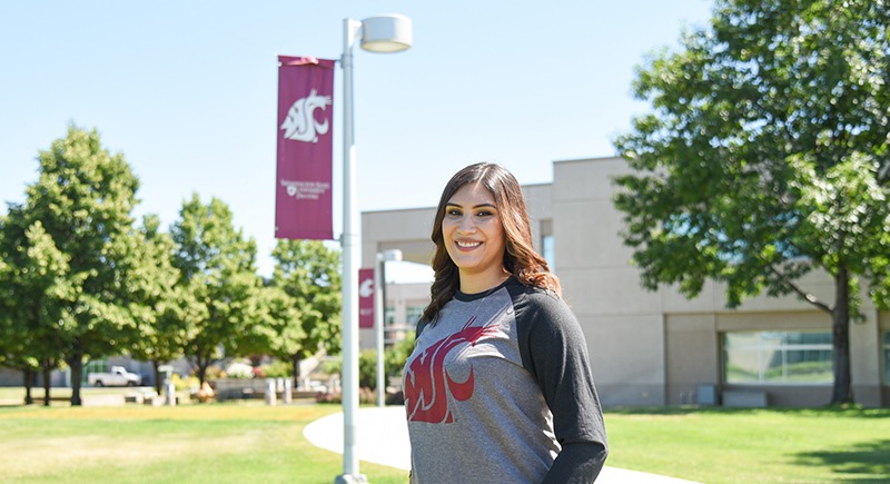 WSU Tri-Cities student Savanna Kresse