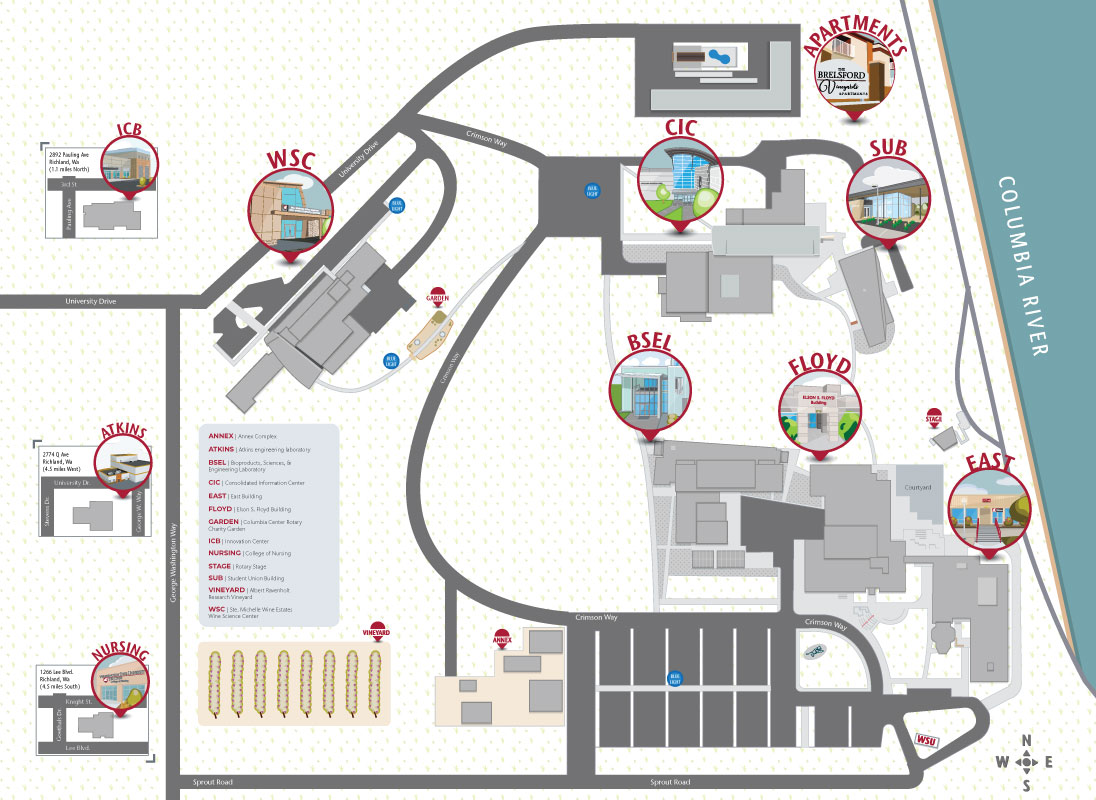 Washington State University Campus Map Washington State University Campus Map | Campus Map